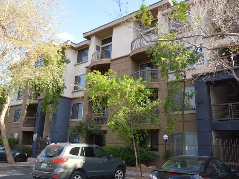 Street view of a Biltmore Square residence building