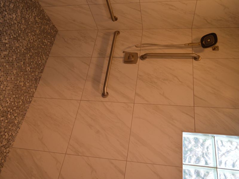 Fitness center shower